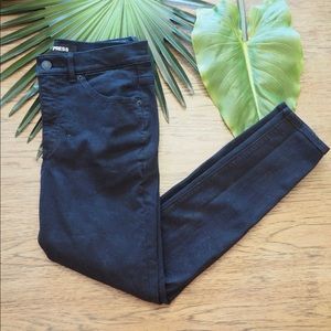 Black Express High Rise Skinny Jeans
